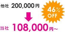 135,000円～
