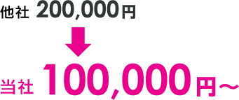 100,000円～
